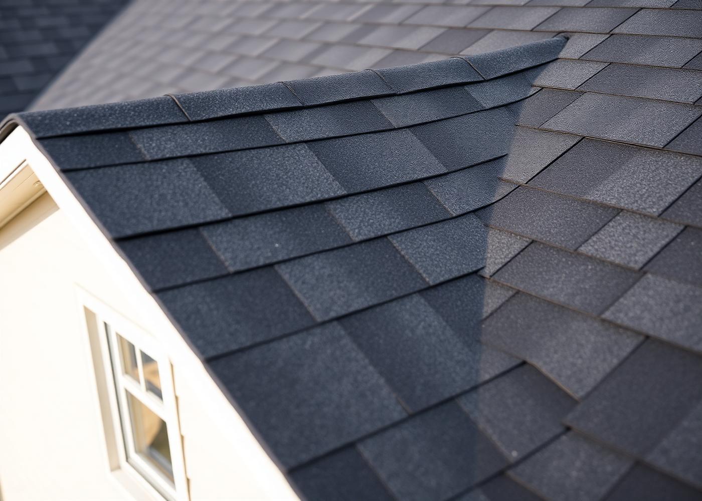 New shingle roof installed on a North Texas home